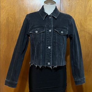 Hollister Washed Black Denim Jacket